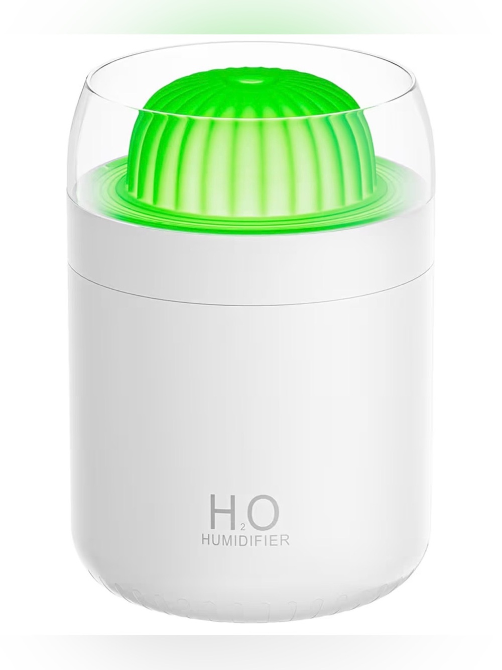 White H2O mini Humidifier with LEDs
